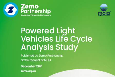 Powered light vehicles can enable transport decarbonisation: Life-cycle analysis shows lighter vehicles can enhance contribution of electrification to climate goals